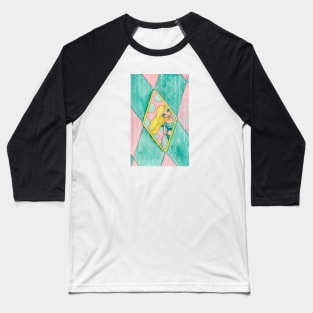 Harlequin Girl Baseball T-Shirt